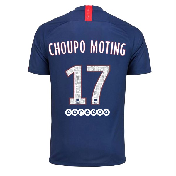 Camiseta Paris Saint Germain NO.17 Choupo Moting Primera equipación 2019-2020 Azul
